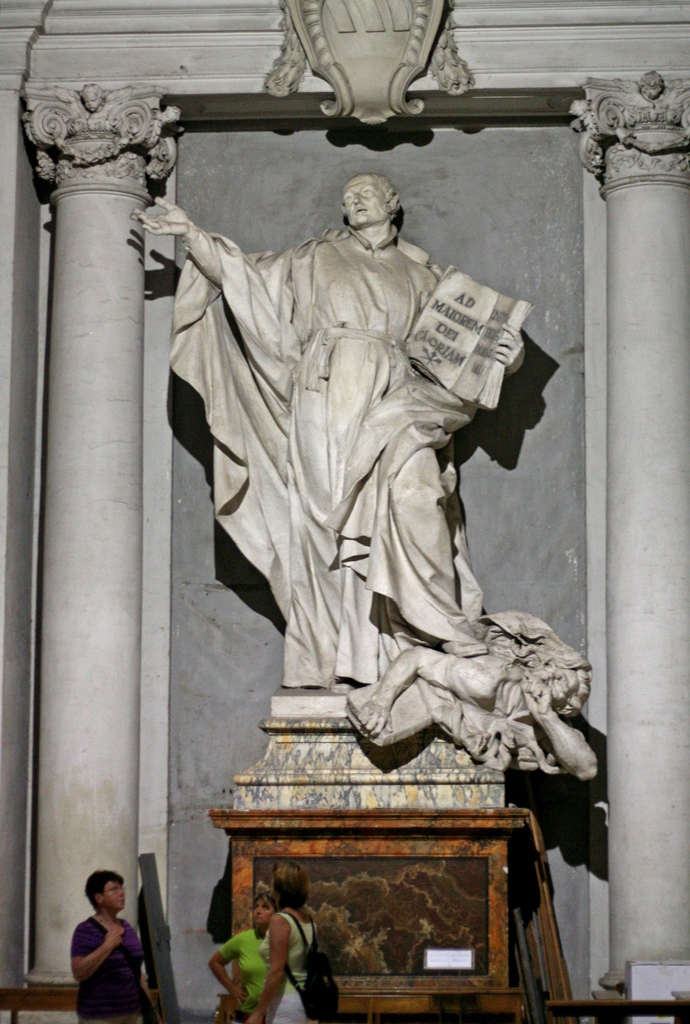 Statue of St. Ignatius, Camillo Rusconi (1728)